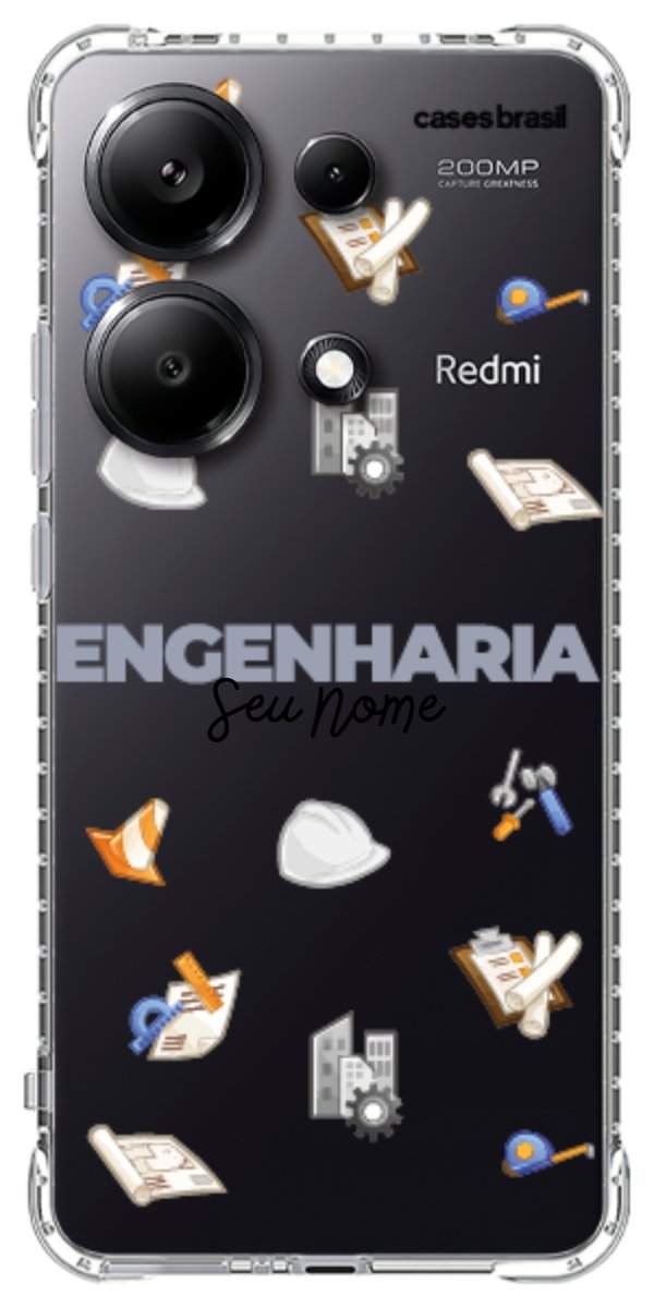 Capinha para celular Engenharia - Profissão Com Nome