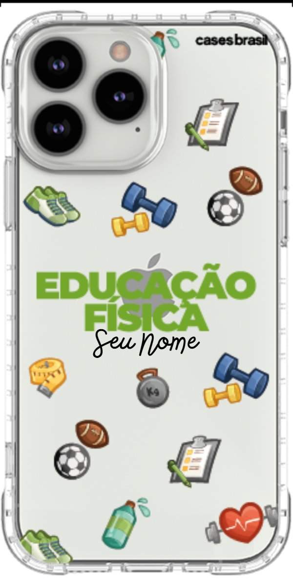 Capinha para celular Educação Física - Profissão Com Nome