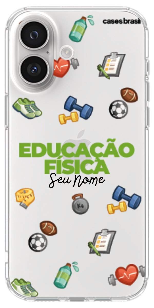 Capinha para celular Educação Física - Profissão Com Nome