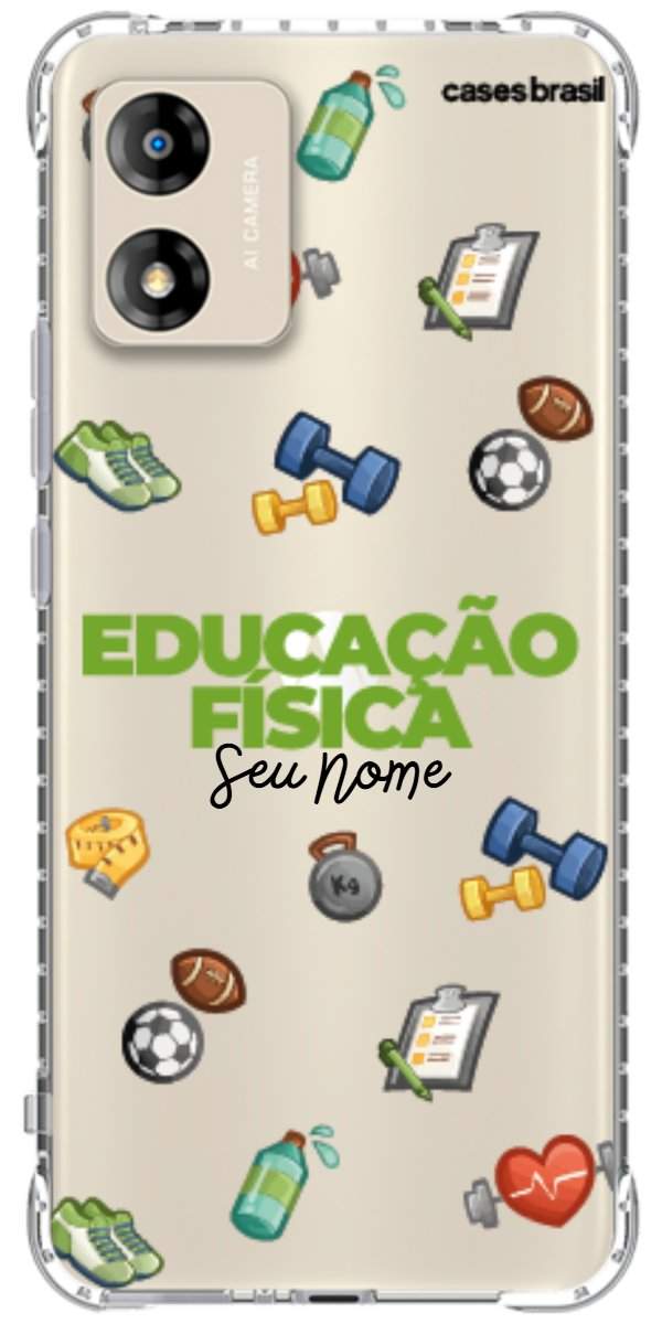 Capinha para celular Educação Física - Profissão Com Nome