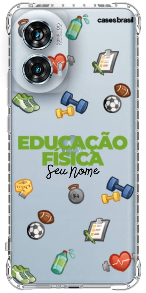 Capinha para celular Educação Física - Profissão Com Nome