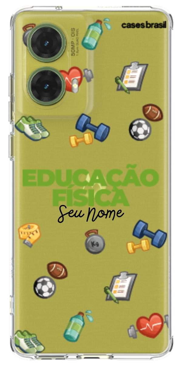 Capinha para celular Educação Física - Profissão Com Nome