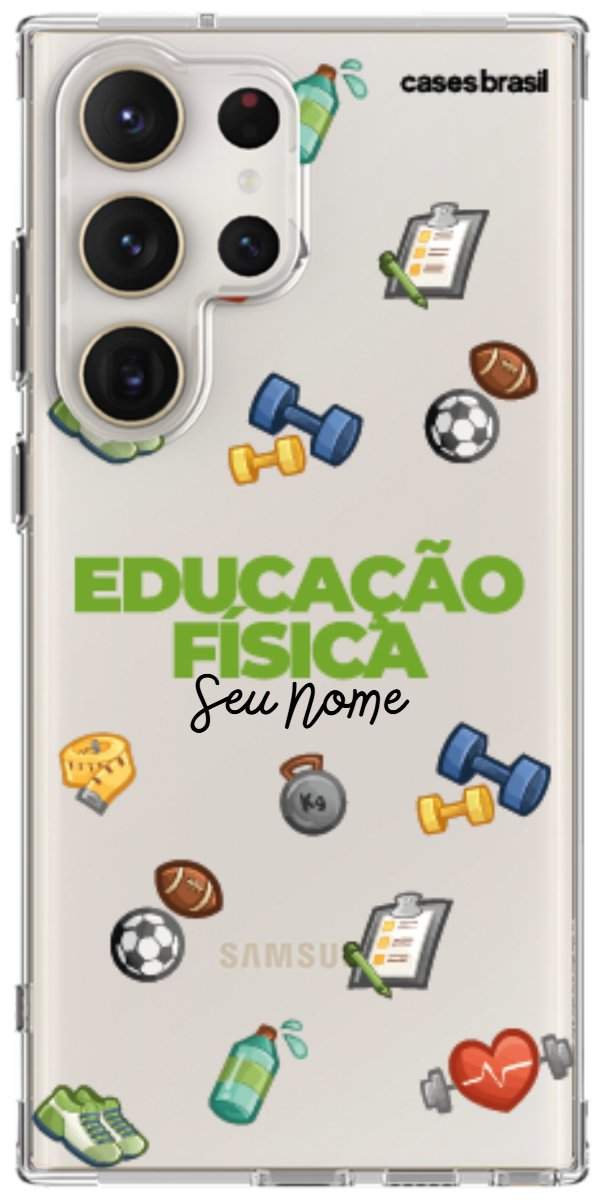 Capinha para celular Educação Física - Profissão Com Nome