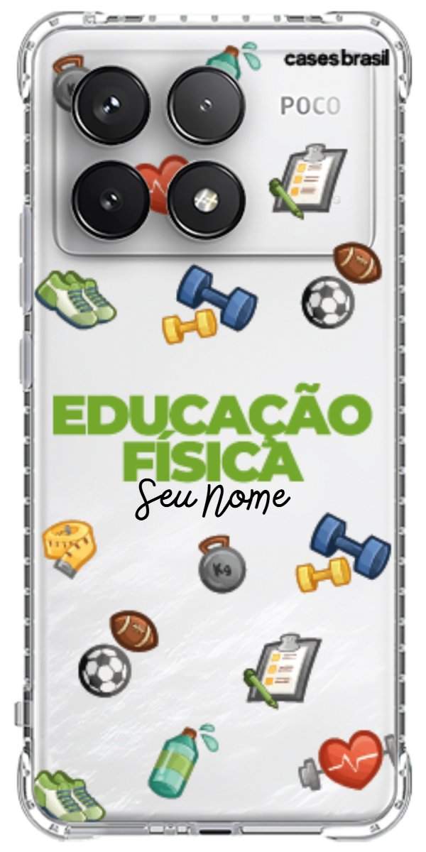 Capinha para celular Educação Física - Profissão Com Nome