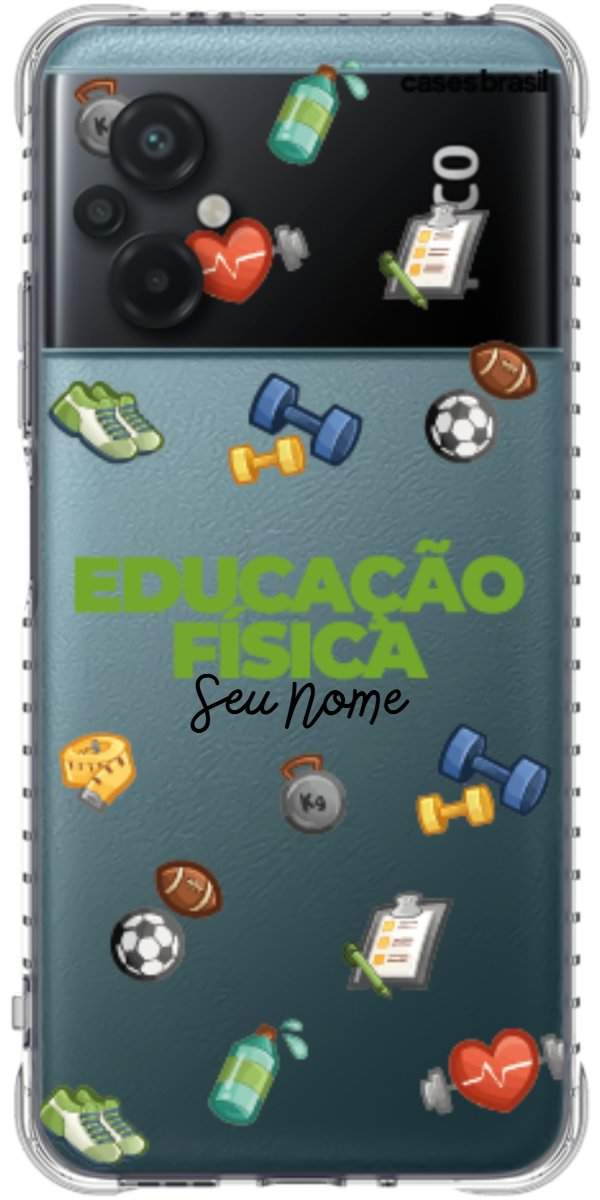 Capinha para celular Educação Física - Profissão Com Nome