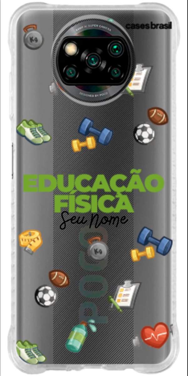 Capinha para celular Educação Física - Profissão Com Nome