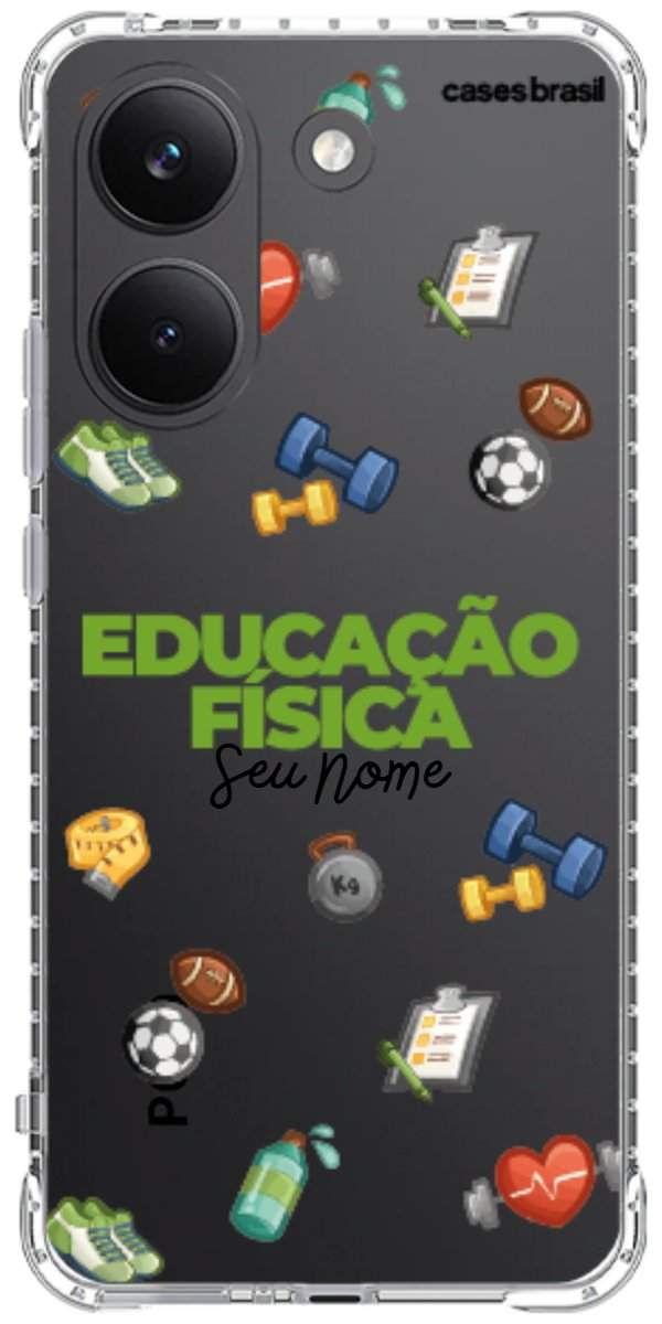 Capinha para celular Educação Física - Profissão Com Nome
