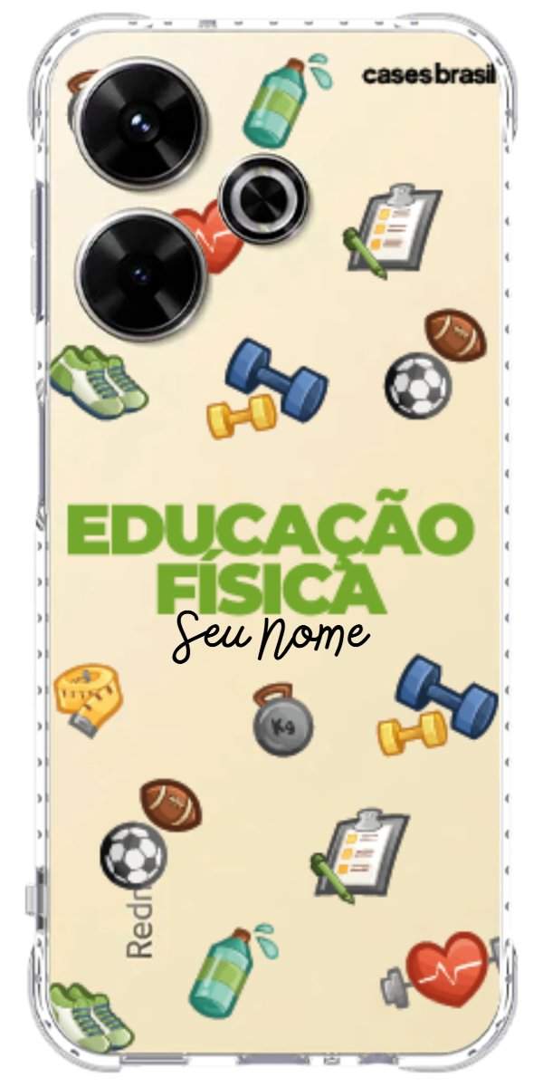 Capinha para celular Educação Física - Profissão Com Nome