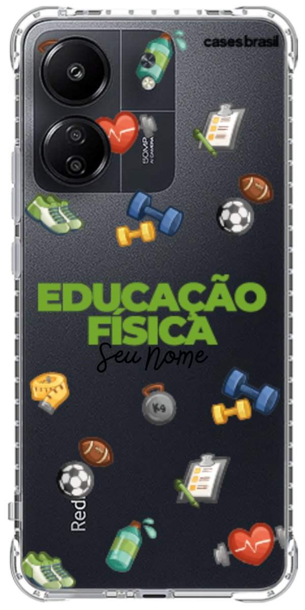 Capinha para celular Educação Física - Profissão Com Nome