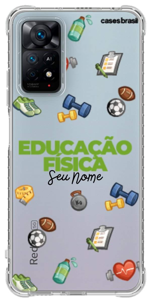 Capinha para celular Educação Física - Profissão Com Nome