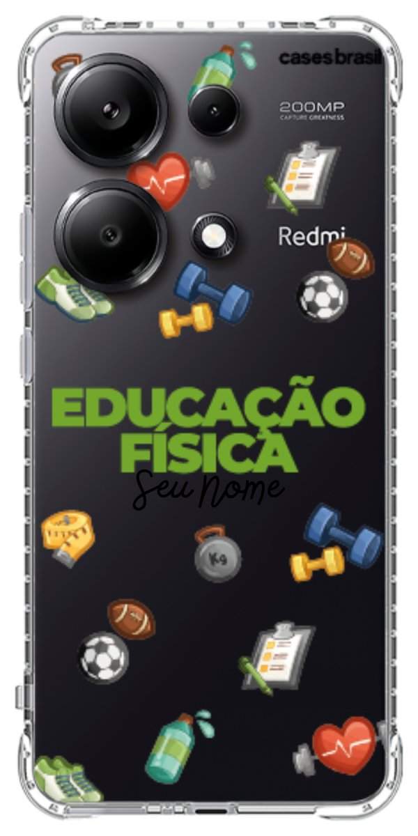 Capinha para celular Educação Física - Profissão Com Nome