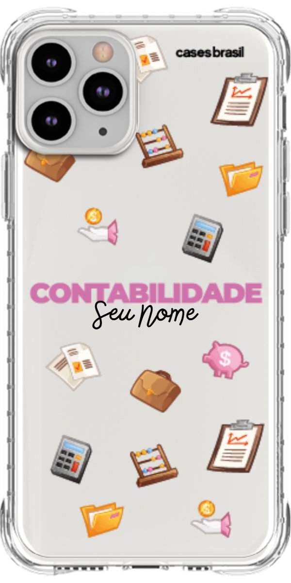 Capinha para celular Contabilidade - Profissão Com Nome
