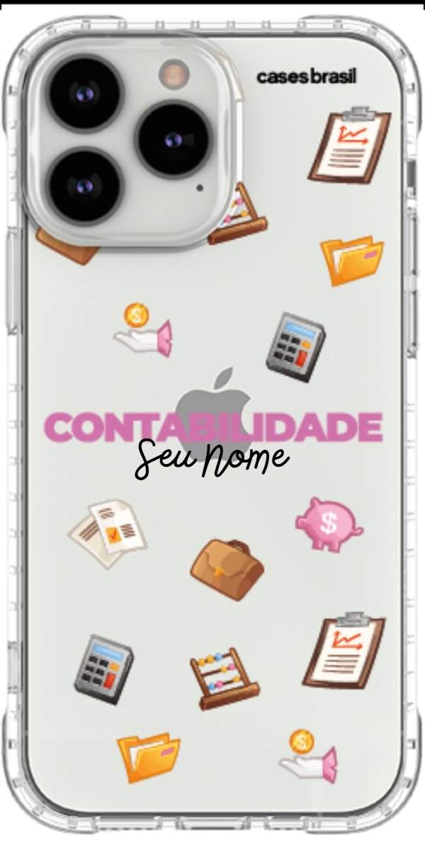 Capinha para celular Contabilidade - Profissão Com Nome
