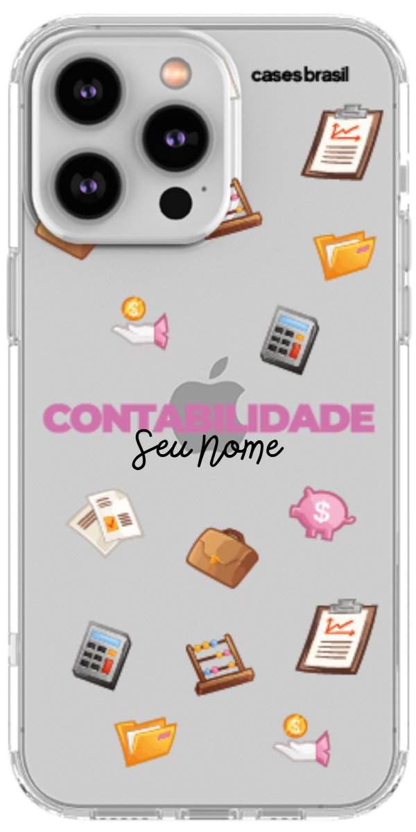 Capinha para celular Contabilidade - Profissão Com Nome