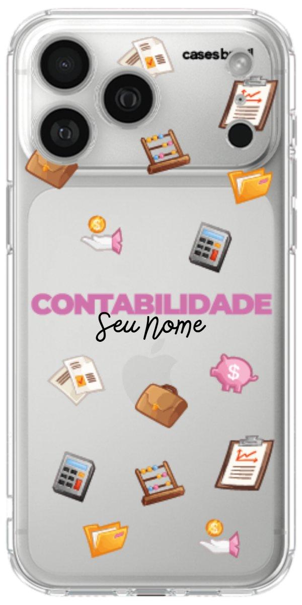 Capinha para celular Contabilidade - Profissão Com Nome