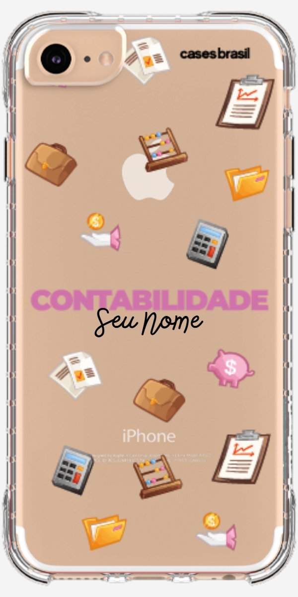 Capinha para celular Contabilidade - Profissão Com Nome