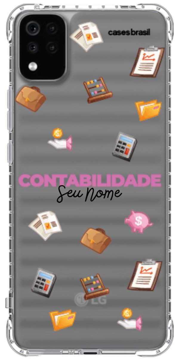 Capinha para celular Contabilidade - Profissão Com Nome