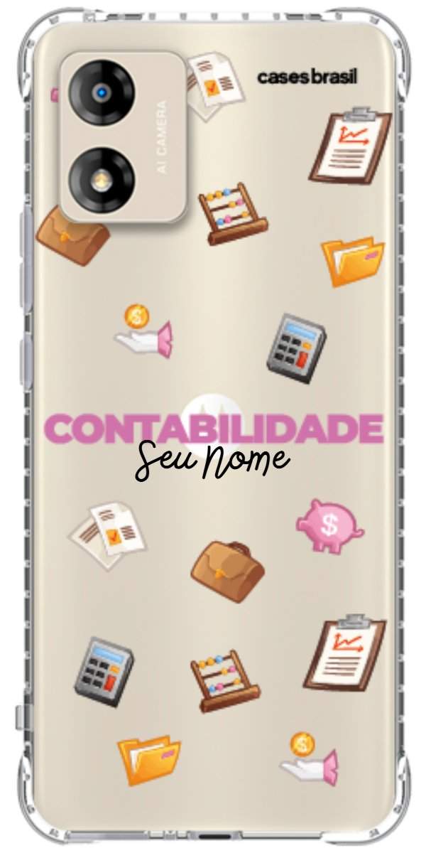 Capinha para celular Contabilidade - Profissão Com Nome