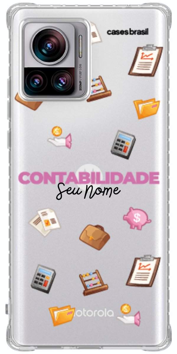 Capinha para celular Contabilidade - Profissão Com Nome