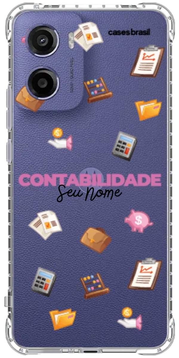Capinha para celular Contabilidade - Profissão Com Nome