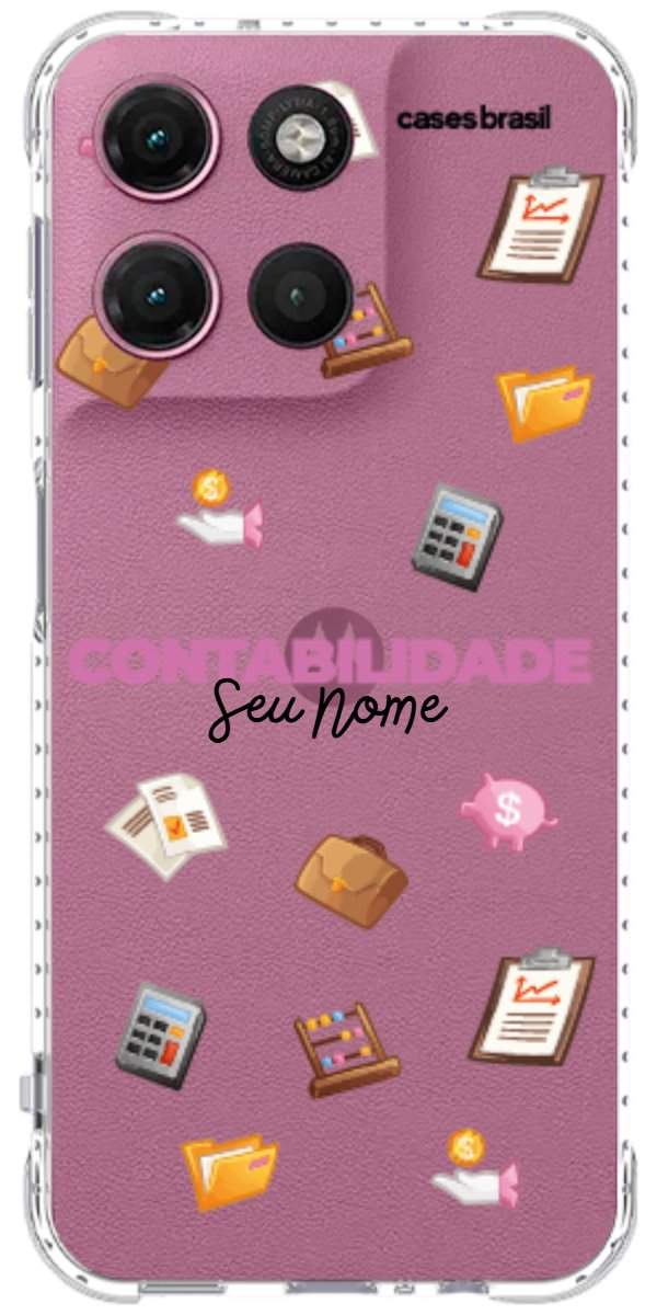 Capinha para celular Contabilidade - Profissão Com Nome