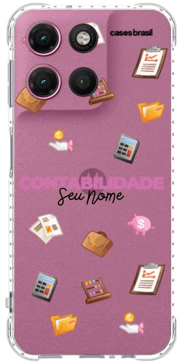 Capinha para celular Contabilidade - Profissão Com Nome