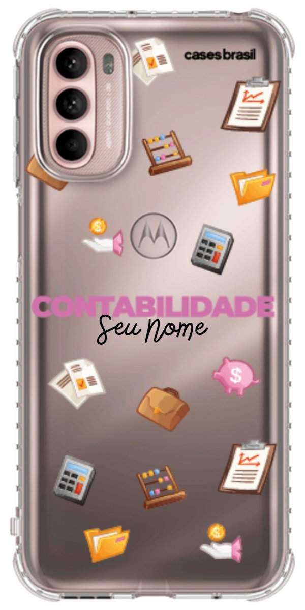 Capinha para celular Contabilidade - Profissão Com Nome
