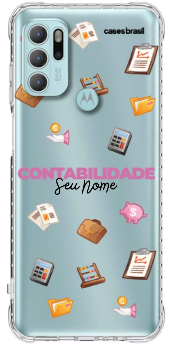 Capinha para celular Contabilidade - Profissão Com Nome