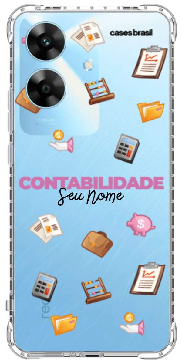 Capinha para celular Contabilidade - Profissão Com Nome