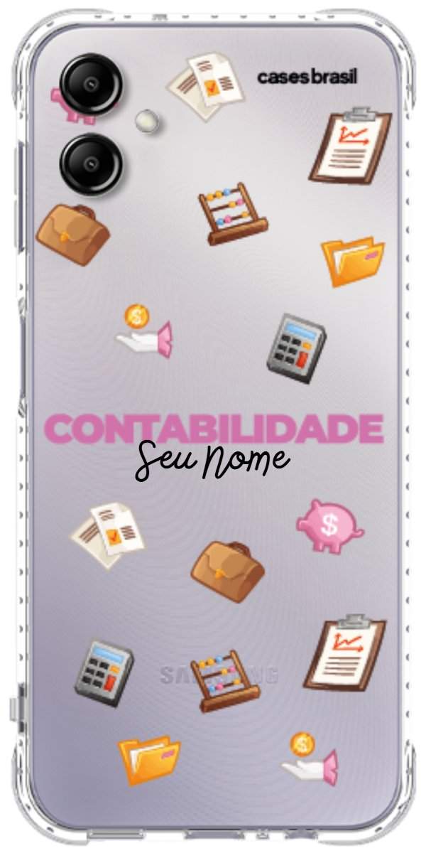 Capinha para celular Contabilidade - Profissão Com Nome