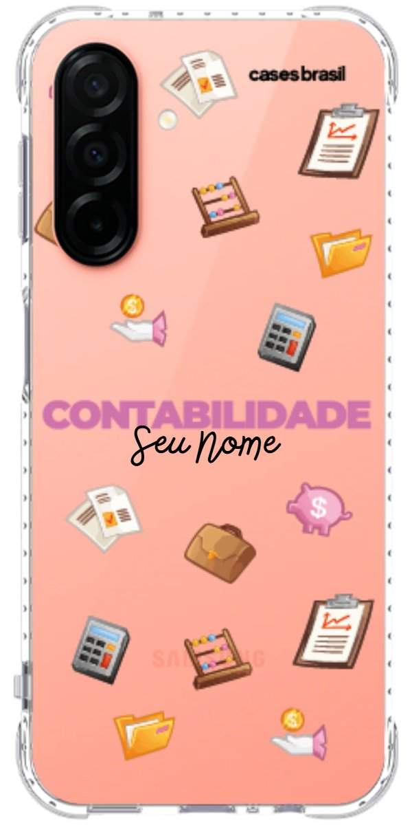 Capinha para celular Contabilidade - Profissão Com Nome
