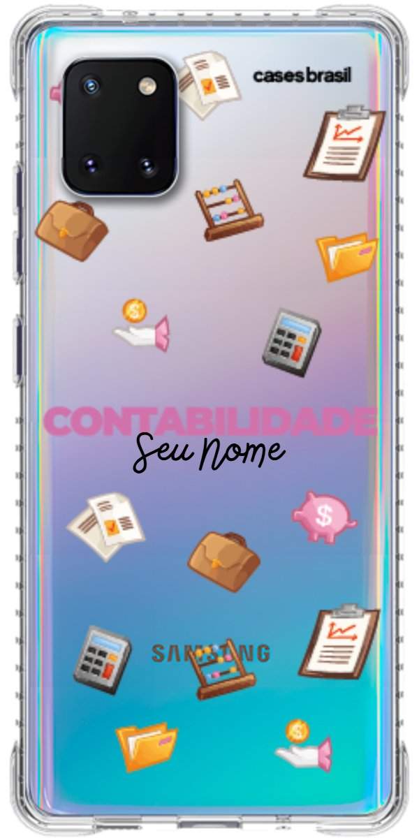 Capinha para celular Contabilidade - Profissão Com Nome