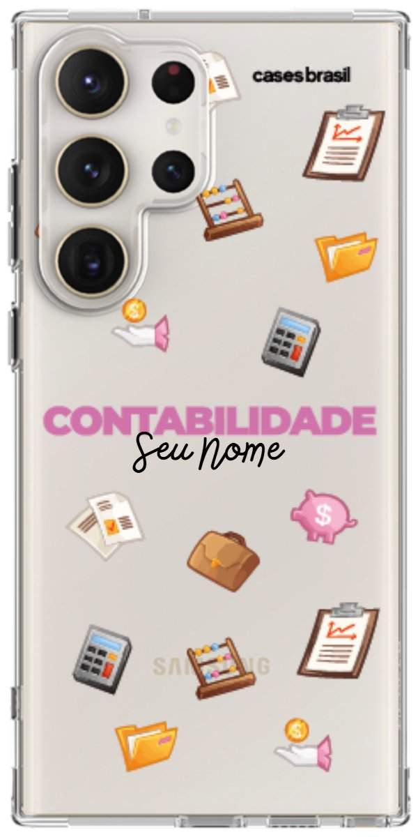Capinha para celular Contabilidade - Profissão Com Nome