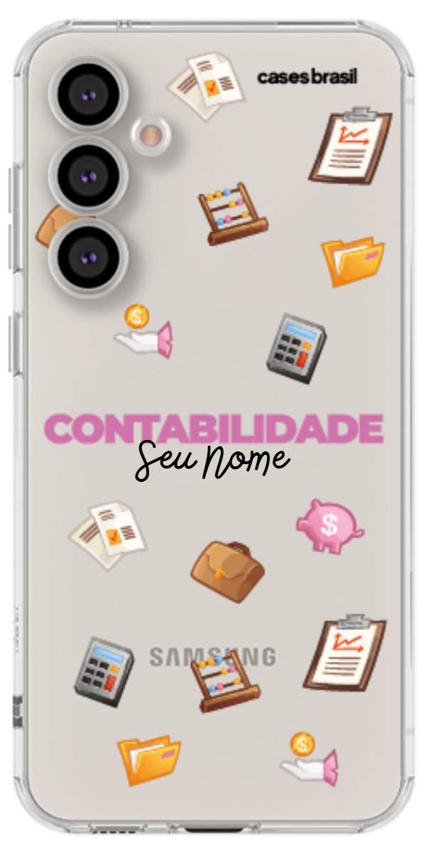 Capinha para celular Contabilidade - Profissão Com Nome