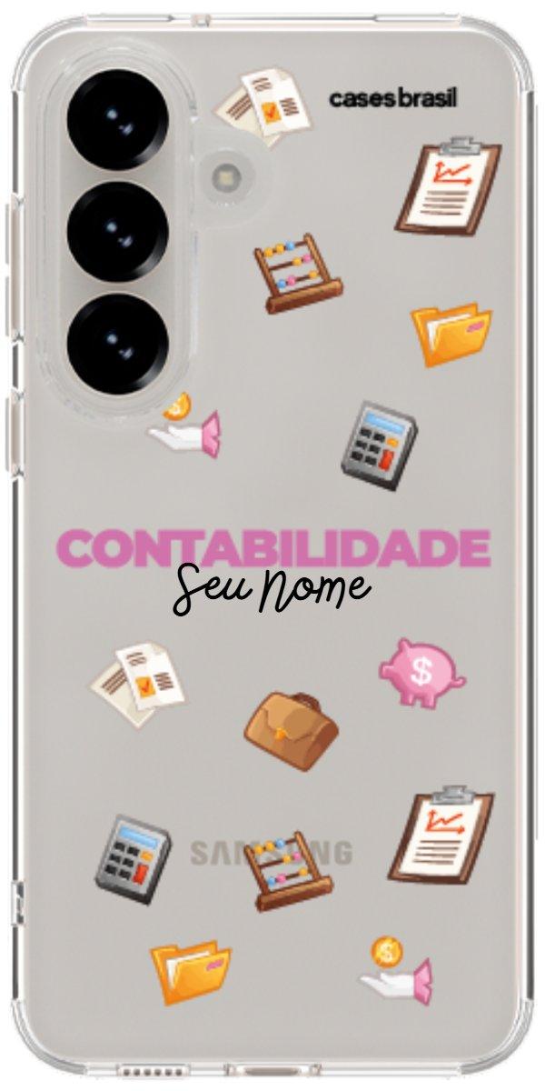 Capinha para celular Contabilidade - Profissão Com Nome