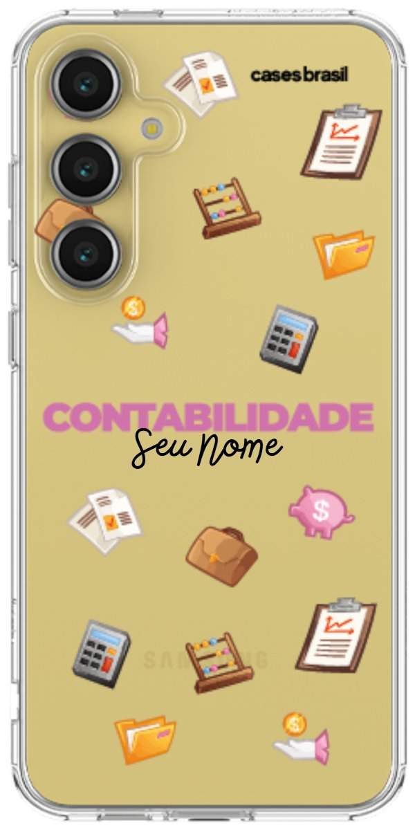 Capinha para celular Contabilidade - Profissão Com Nome