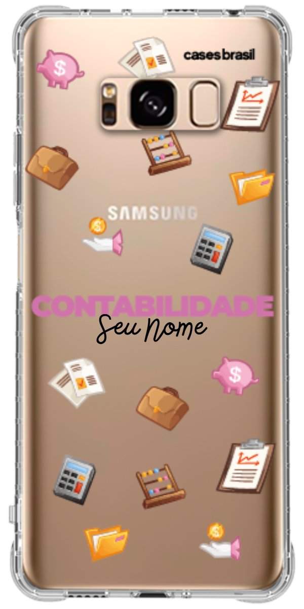 Capinha para celular Contabilidade - Profissão Com Nome