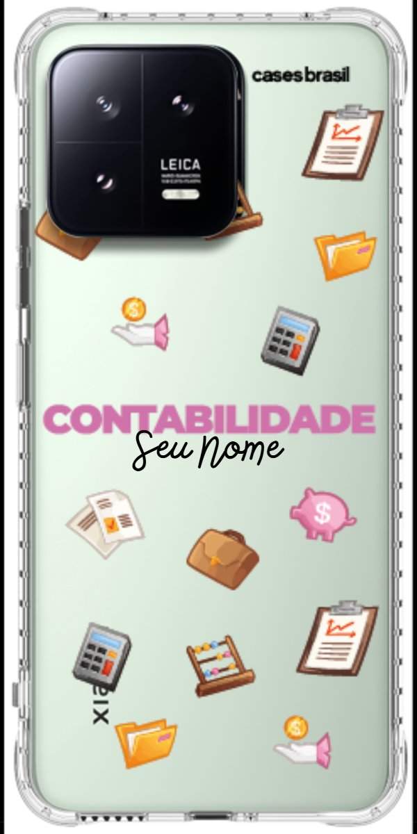Capinha para celular Contabilidade - Profissão Com Nome