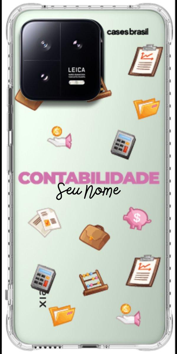 Capinha para celular Contabilidade - Profissão Com Nome