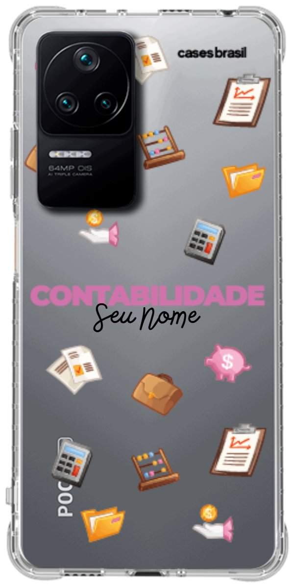 Capinha para celular Contabilidade - Profissão Com Nome