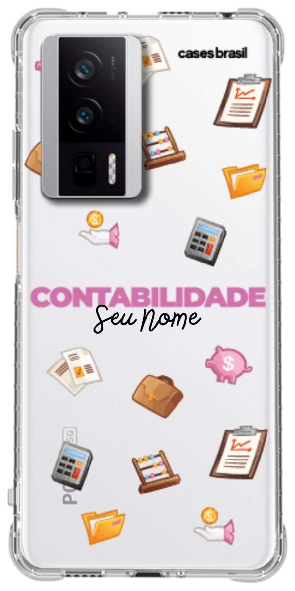 Capinha para celular Contabilidade - Profissão Com Nome