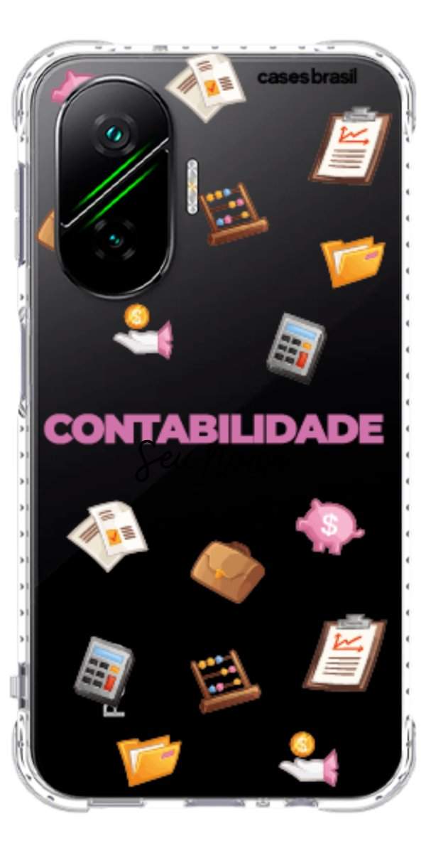 Capinha para celular Contabilidade - Profissão Com Nome