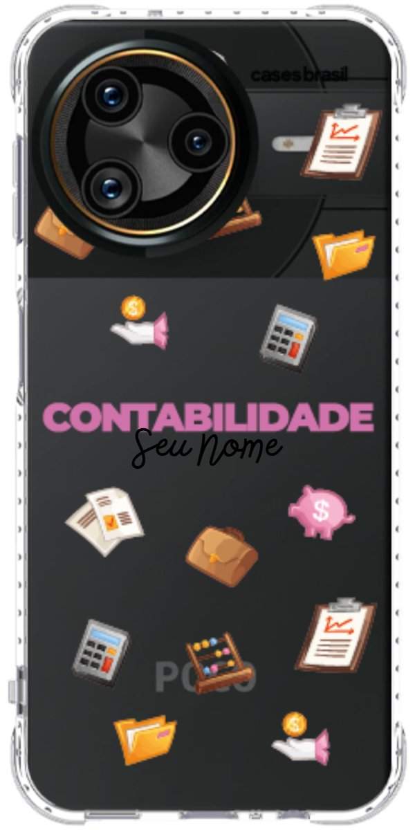 Capinha para celular Contabilidade - Profissão Com Nome
