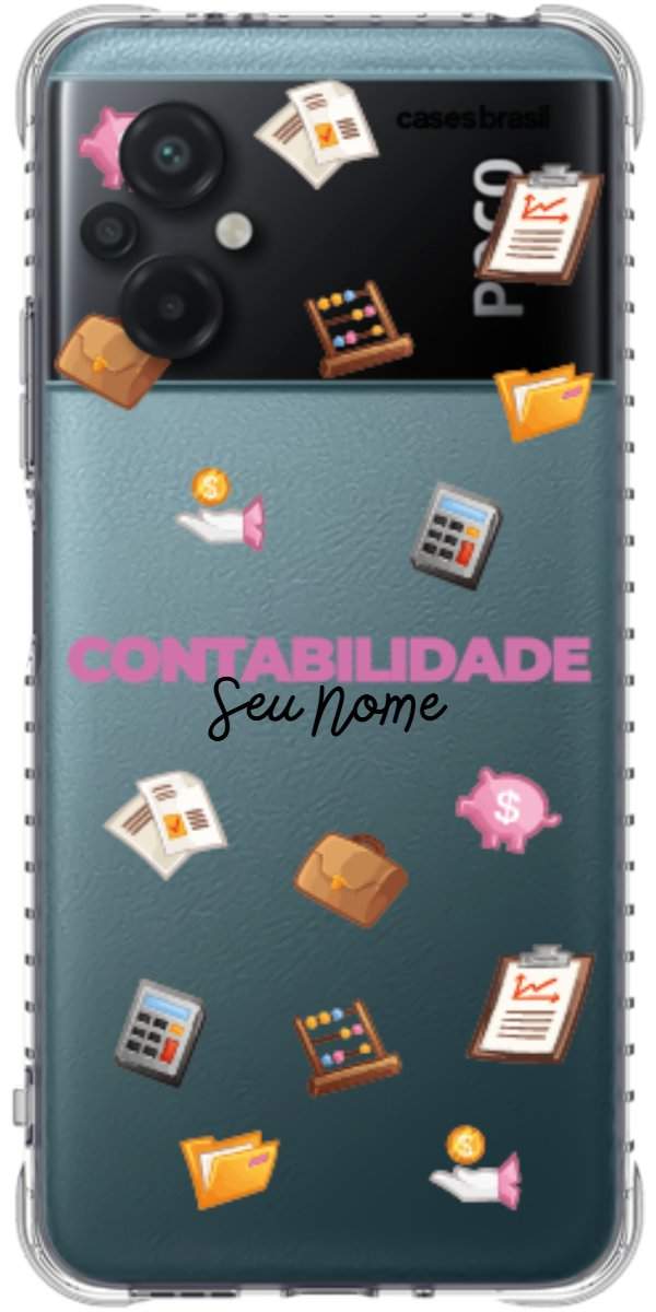 Capinha para celular Contabilidade - Profissão Com Nome