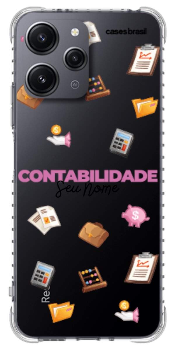 Capinha para celular Contabilidade - Profissão Com Nome
