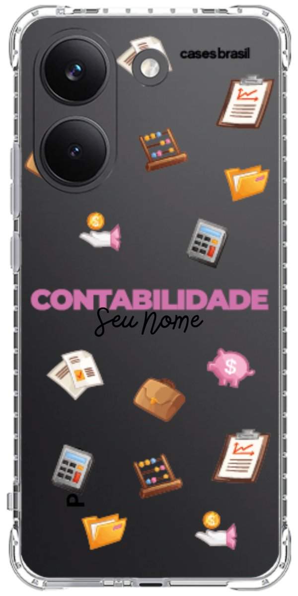 Capinha para celular Contabilidade - Profissão Com Nome