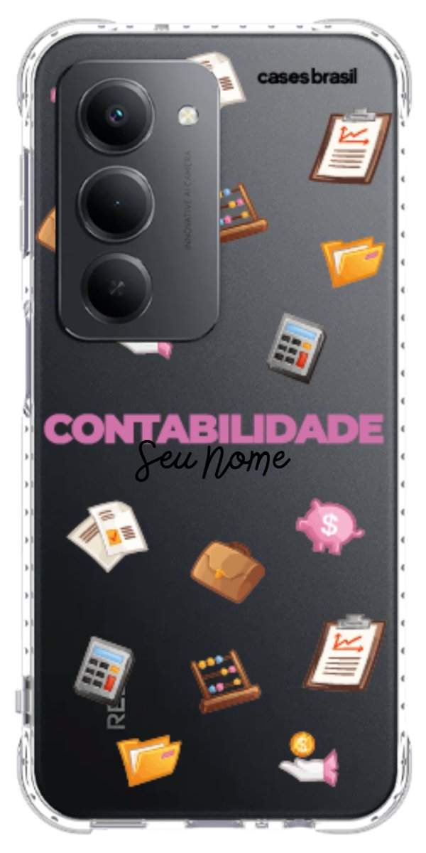 Capinha para celular Contabilidade - Profissão Com Nome