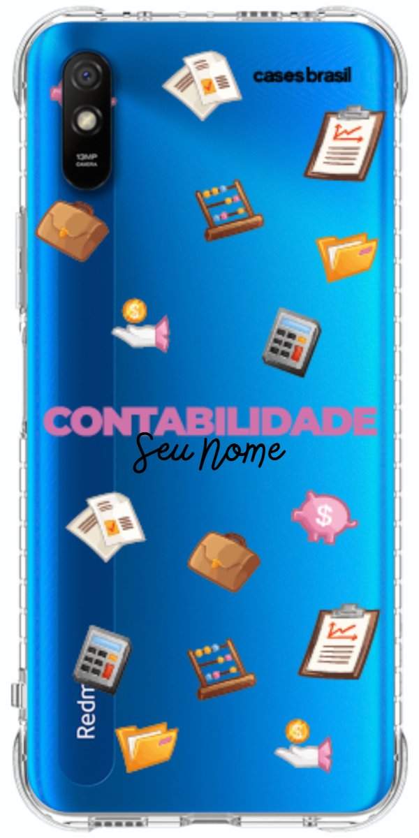 Capinha para celular Contabilidade - Profissão Com Nome