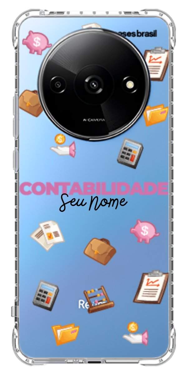 Capinha para celular Contabilidade - Profissão Com Nome