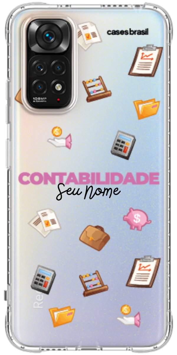 Capinha para celular Contabilidade - Profissão Com Nome